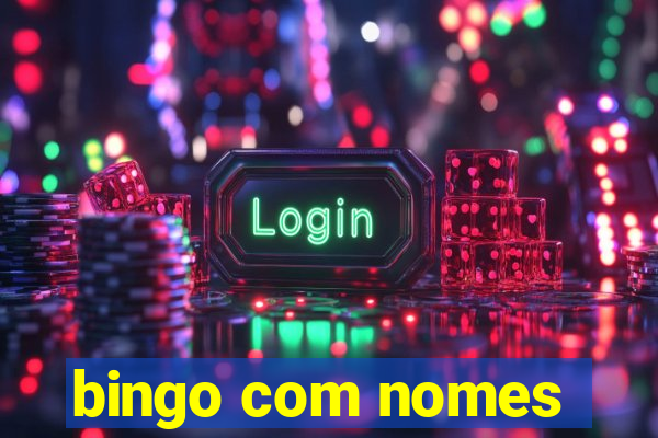 bingo com nomes